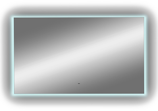 Зеркало Diwo Элиста 120 с подсветкой, инфракрасное управление