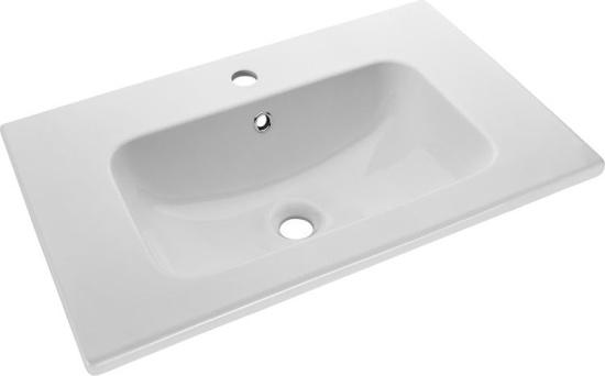 Тумба с раковиной Bellezza Альдо 60 белая, 1 ящик