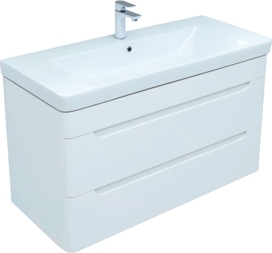 Тумба с раковиной Aquanet София 105 2 ящика