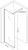 Душевая перегородка Berges Sky Black 064008 80x200, профиль черный Душевая перегородка Berges Sky Black 064008 80x200, профиль черный