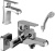 Душевой комплект Lemark plus Factor LM1606C + LM1612C