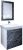 Мебель для ванной Marka One Visbaden 60П black stone