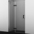 Душевая дверь в нишу Wasserkraft Aller 10H05LBLACK MATT 120 см