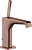 Смеситель для раковины Axor Citterio E 36100310 шлифованное красное золото