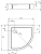 Поддон для душа Radaway Doros A Compact 90x90