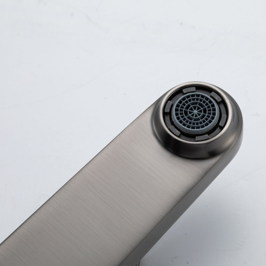 Смеситель для раковины Gappo G1010-9, оружейная сталь