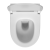 Инсталляция с унитазом VitrA Sento 9830B003-7212 с кнопкой хром