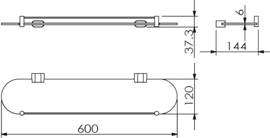 Полка Langberger Lugano 24051C