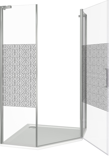 Душевой уголок Good Door Fantasy PNT-100-F-CH 100x100