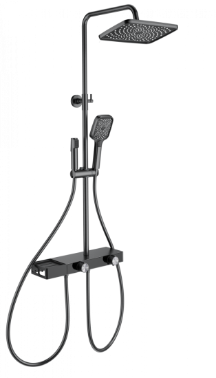 Душевая стойка Wonzon & Woghand Shelf WW-B4161-BGG с техническим душем