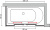 Шторка на ванну GuteWetter Slide Part GV-865 правая 180x90 см стекло бесцветное, профиль хром Шторка на ванну GuteWetter Slide Part GV-865 правая 180x90 см стекло бесцветное, профиль хром