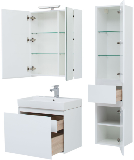 Мебель для ванной Aquanet Йорк 70 белая