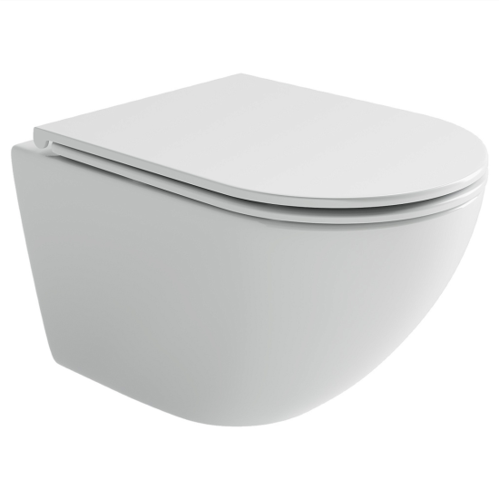 Унитаз подвесной Ceramicanova Whirl торнадо 3.0 CN11007T с сидением