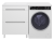 Тумба с раковиной Misty Байкал 70 L под стиральную машину, раковина Гавана 130