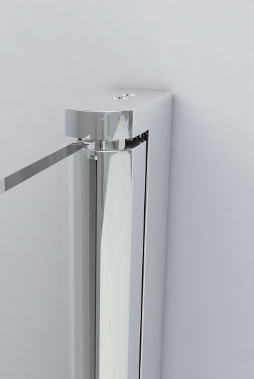 Душевая дверь в нишу Vincea Orta VPP-1O700CH-R 70 см, хром, стекло шиншилла, R