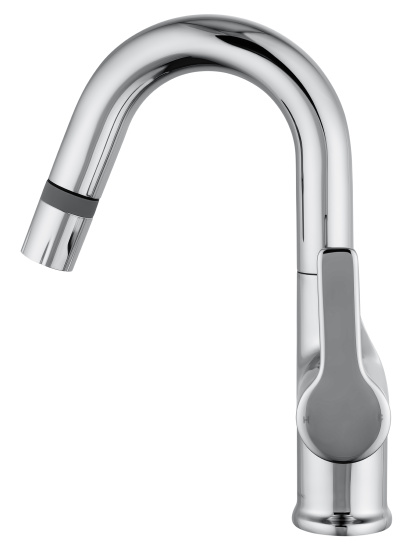 Смеситель для раковины Wonzon & Woghand WW-FE01L212-CR с выдвижным изливом