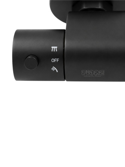 Душевая стойка Fiore Kevon Black Matt 44NN0932 термостат, черная