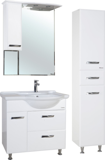 Пенал Bellezza Балтика 35 L/R белый