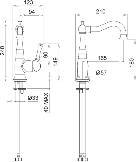 Смеситель для раковины Migliore Dallas 18608 золото
