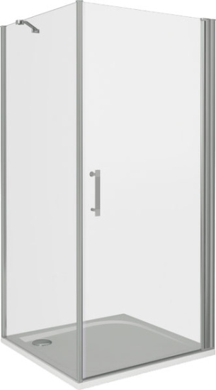 Душевой уголок Good Door Mokka DR+SP 100х80х185 см