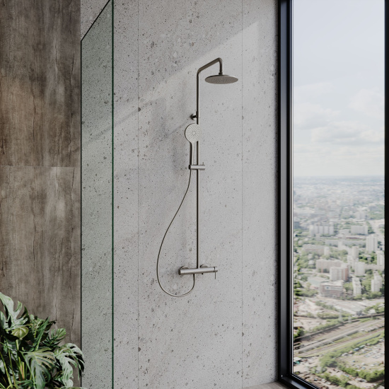 Душевая стойка AQUAme AQM8011BN