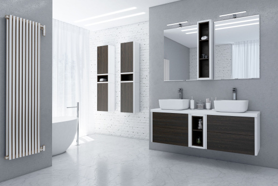Полка AQUATON Брук 20 для зеркала, дуб феррара