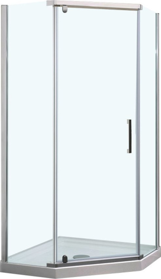 Душевой уголок Vincea Stresa VSP-1S900CL 90x90, профиль хром, стекло прозрачное