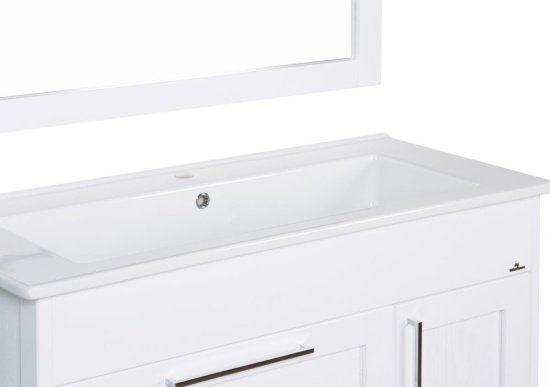 Зеркало ValenHouse Эйвори 105 белое