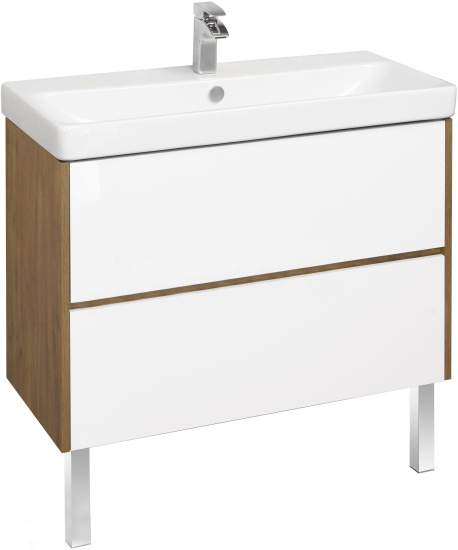 Тумба с раковиной Aquaton Сканди 90 дуб рустикальный