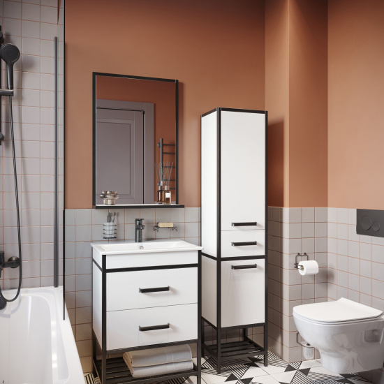 Тумба с раковиной Sanflor Норд 60 с раковиной Ontario 60