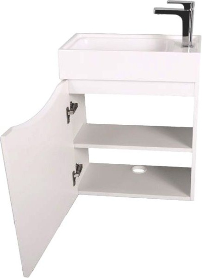 Мебель для ванной Art&Max Liberty L, 40, подвесная, Bianco Lucido