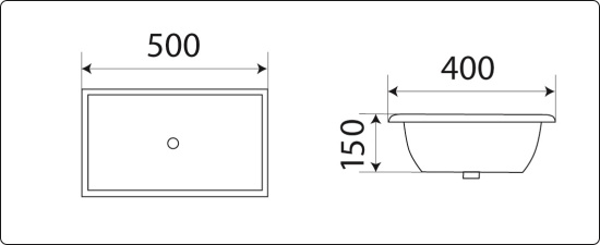 Раковина CeramaLux 542A