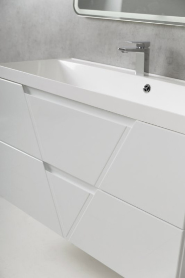 Тумба с раковиной BelBagno Vittoria 80 bianco lucido