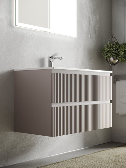 Тумба с раковиной Sancos Snob R 70 Doha Soft SNR70SM, подвесная