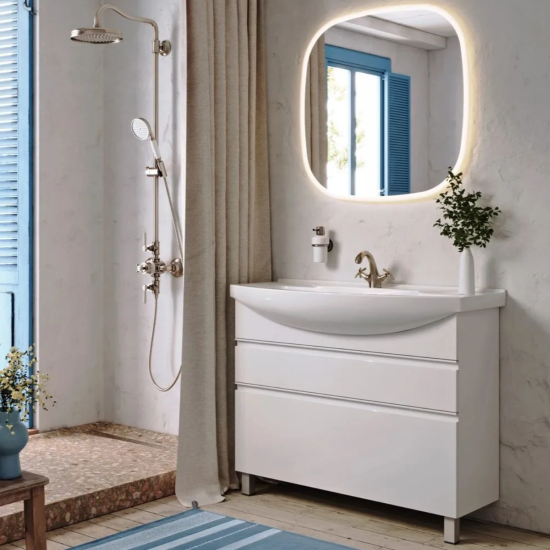 Тумба с раковиной Aqwella Rodos 105 напольная