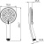 Душевая лейка Iddis Optima Home OPH3F0Bi18