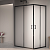 Душевой уголок RGW Passage PA-040B 1200x800x1950, профиль черный, стекло матовое