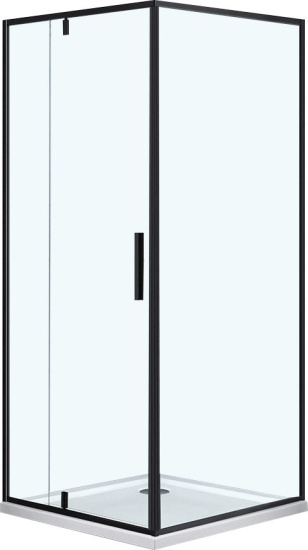 Душевой уголок Vincea Slim VPR-2SL9012CLB-L 120x90 L, профиль черный, стекло прозрачное