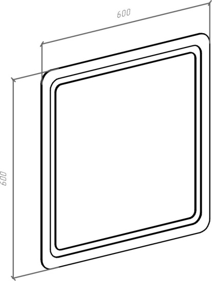 Мебель для ванной Bellezza Альдо 60 белая, 1 ящик