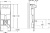 Инсталляция Roca DUPLO WC 890090020 + кнопка  PL1 Dual + унитаз подвесной Roca Gap 346477000 с сиденьем Roca Gap 801472004 с микролифтом