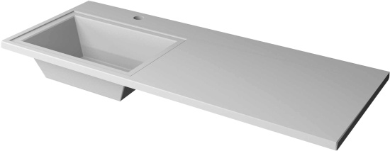 Тумба с раковиной Corozo Леон 130 под стиральную машину