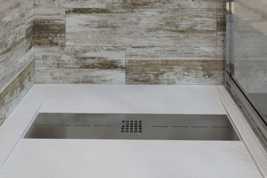 Поддон для душа Stworki Эстерсунд 140x80 белый камень