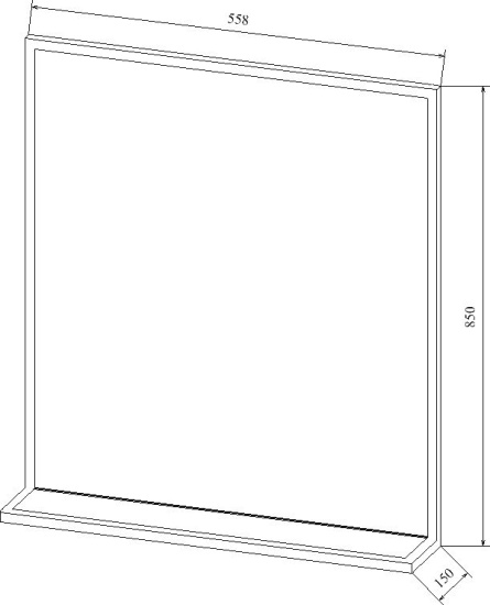 Мебель для ванной Sanflor Норд 60 тауп с раковиной Strim 60