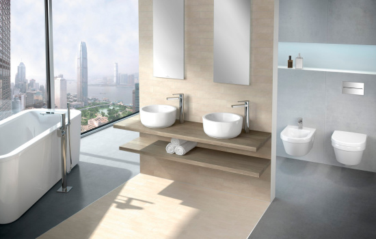Напольный смеситель для ванны Villeroy & Boch TVT00050300061