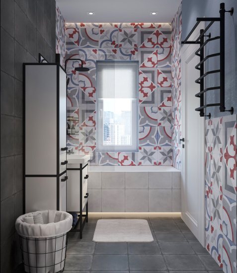 Тумба с раковиной Sanflor Норд 60 с раковиной Colour 60