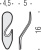 Крючок Colombo Design Khala ВМН17.000 Крючок Colombo Design Khala ВМН17.000