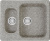 Мойка кухонная Whinstone Гарда 1 1/2B серый