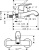 Смеситель для ванны Hansgrohe Metris Classic 31478000