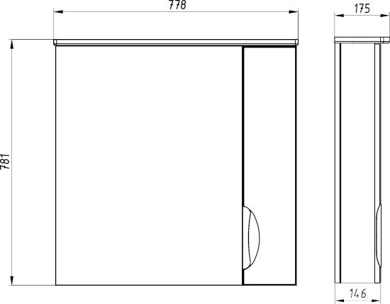 Мебель для ванной ASB-Mebel Миранда 80