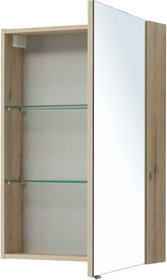 Зеркало-шкаф Aquanet Алвита new 60 дуб веллингтон белый